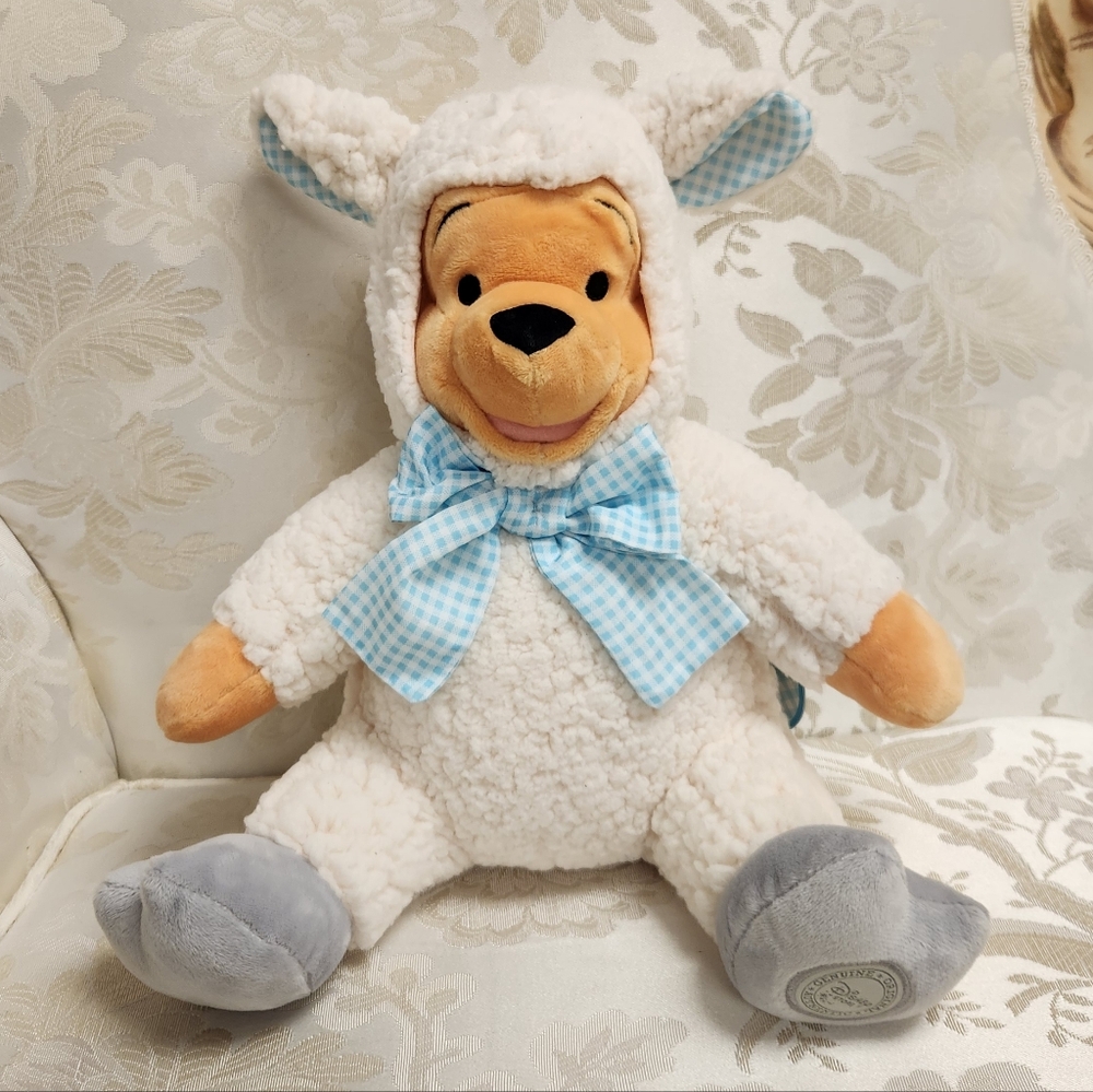 Disney Store Winnie the Pooh Plush Lamb Outfit 12”